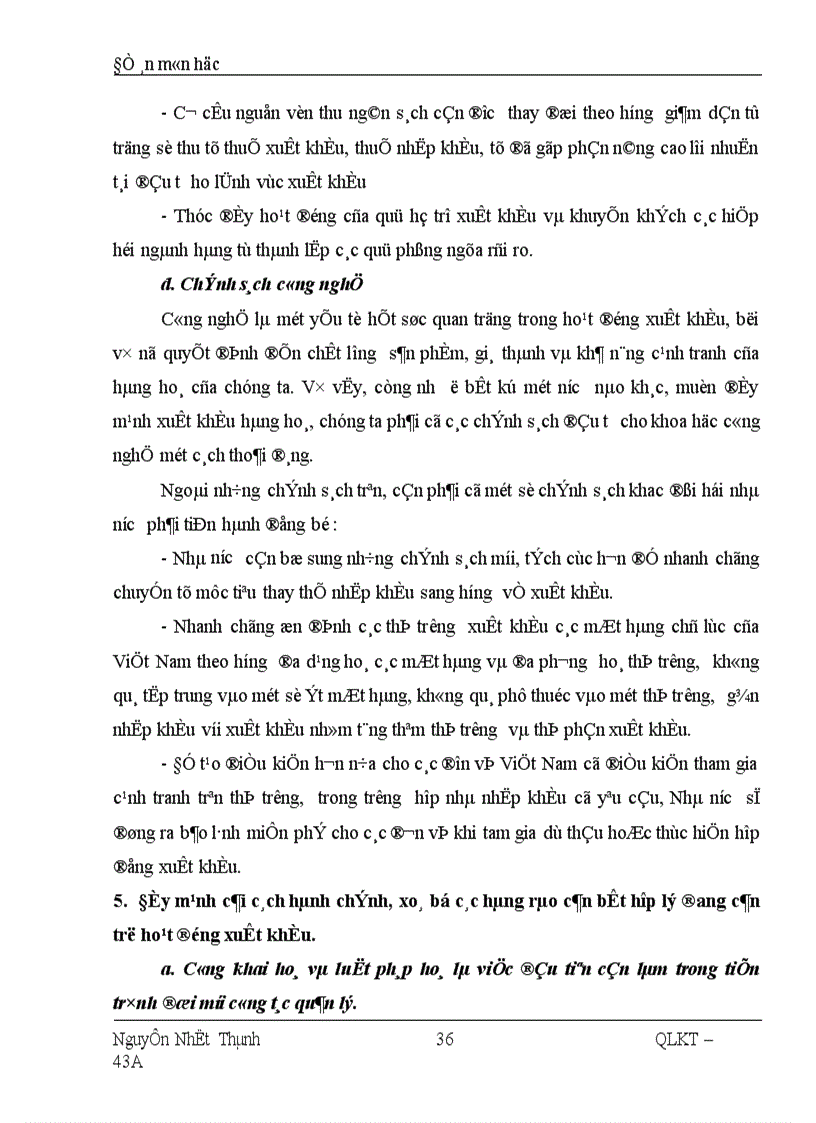 image for page Quản lý Nhà nước đối với hoạt động xuất khẩu trong điều kiện hội nhập