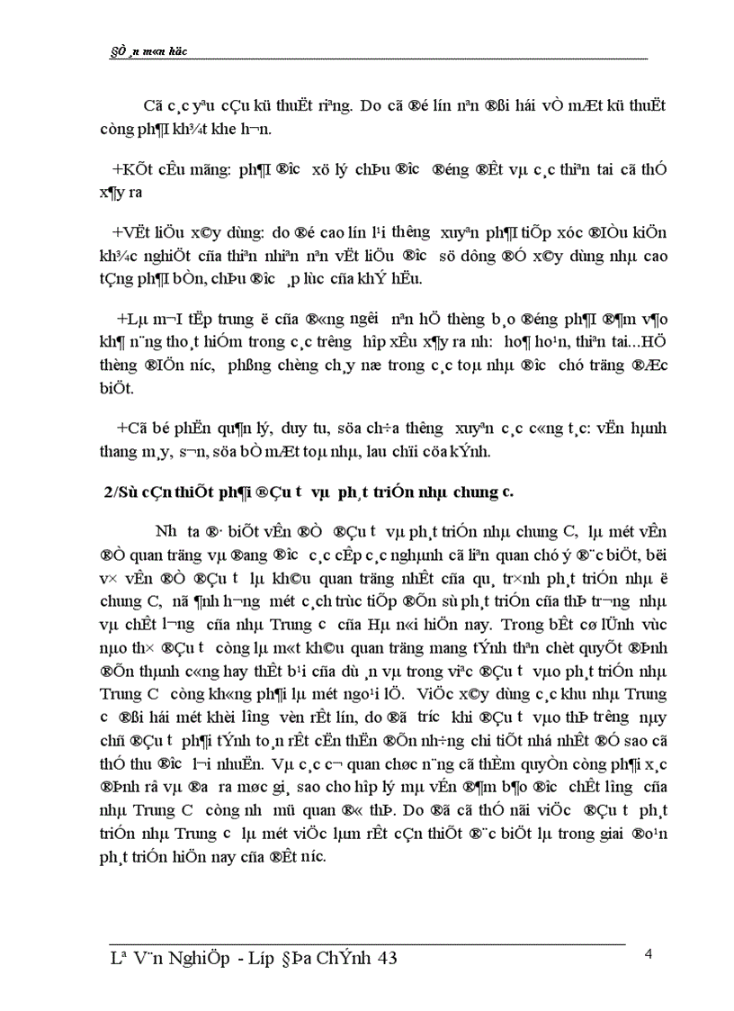 image for page Vấn đề đang được quan tâm về đầu tư và phát triển nhà Chung Cư của thành phố HN trong giai đoạn hiện nay