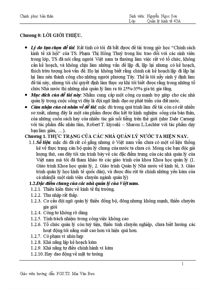 image for page Thực trạng của các nhà quản lý nước ta hiện nay