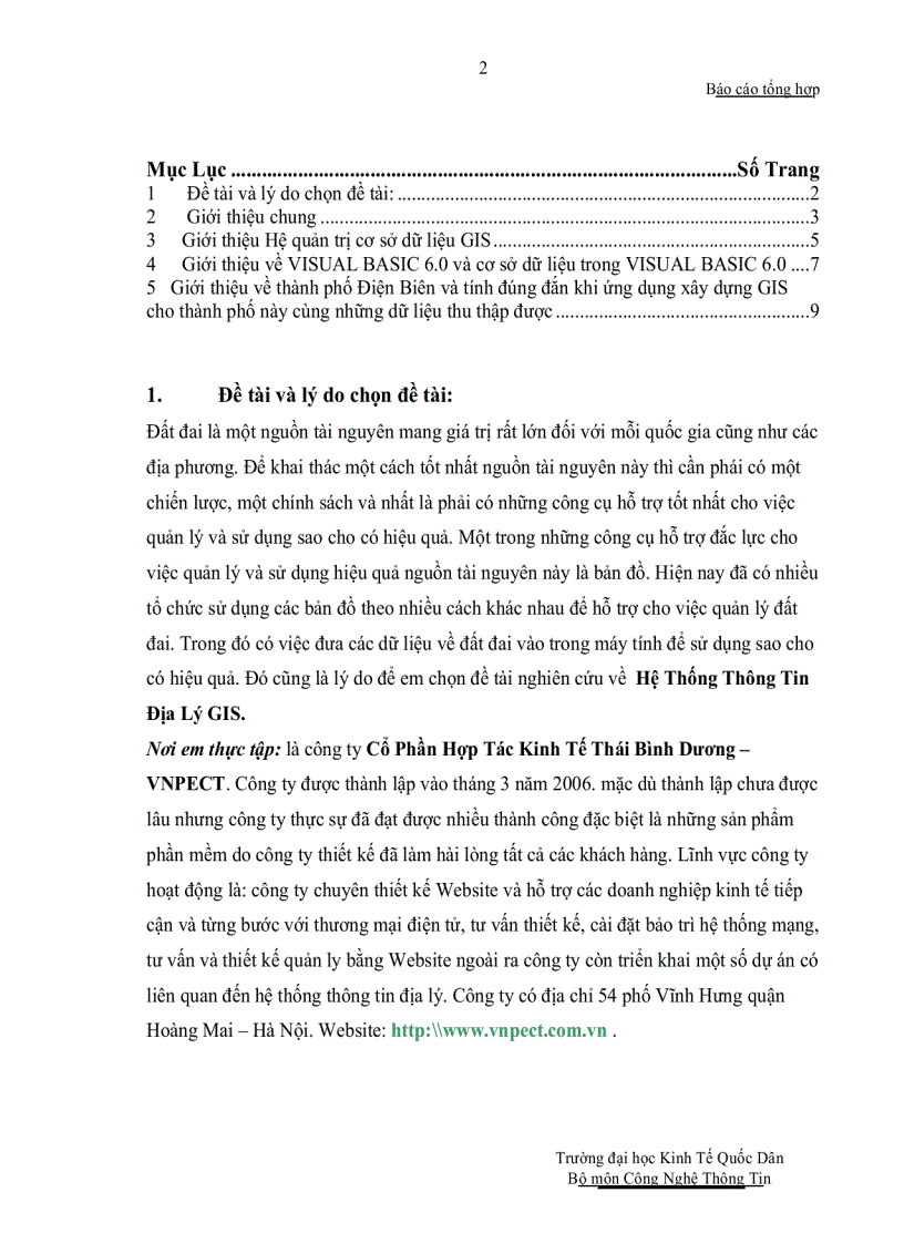 image for page Hệ Thống Thông Tin Địa Lý GIS