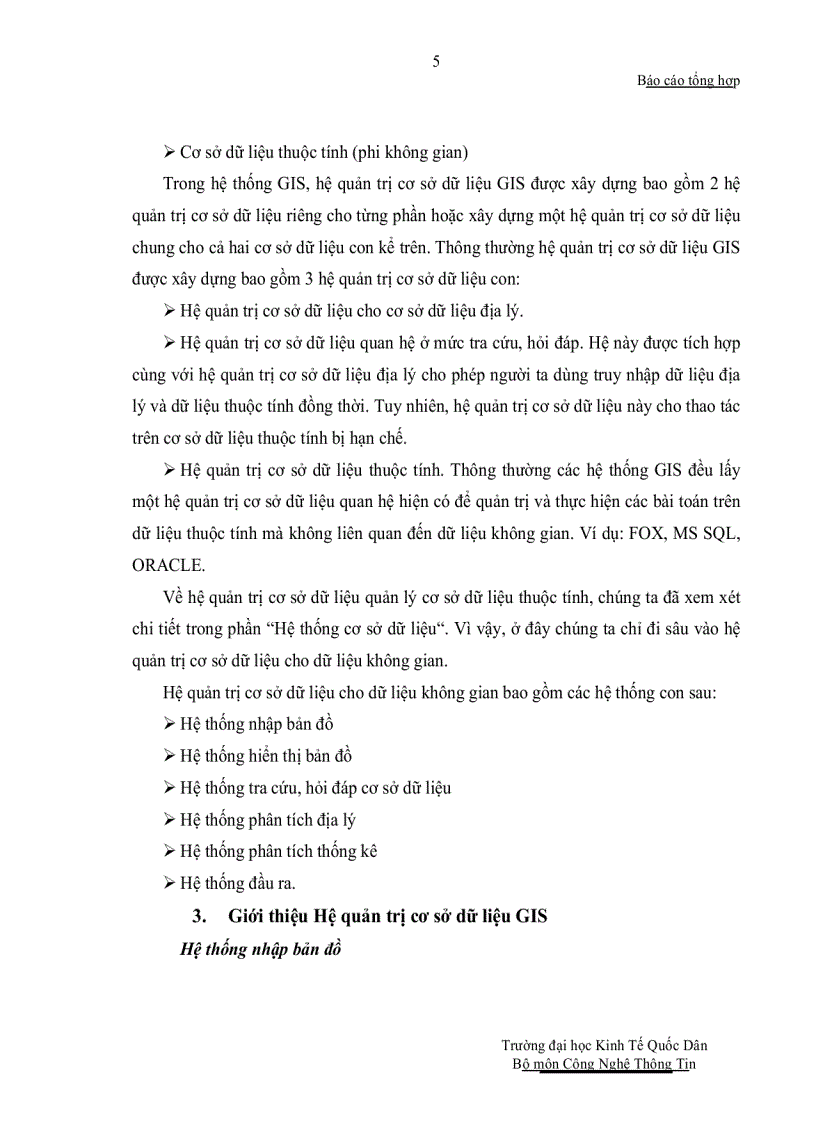 image for page Hệ Thống Thông Tin Địa Lý GIS