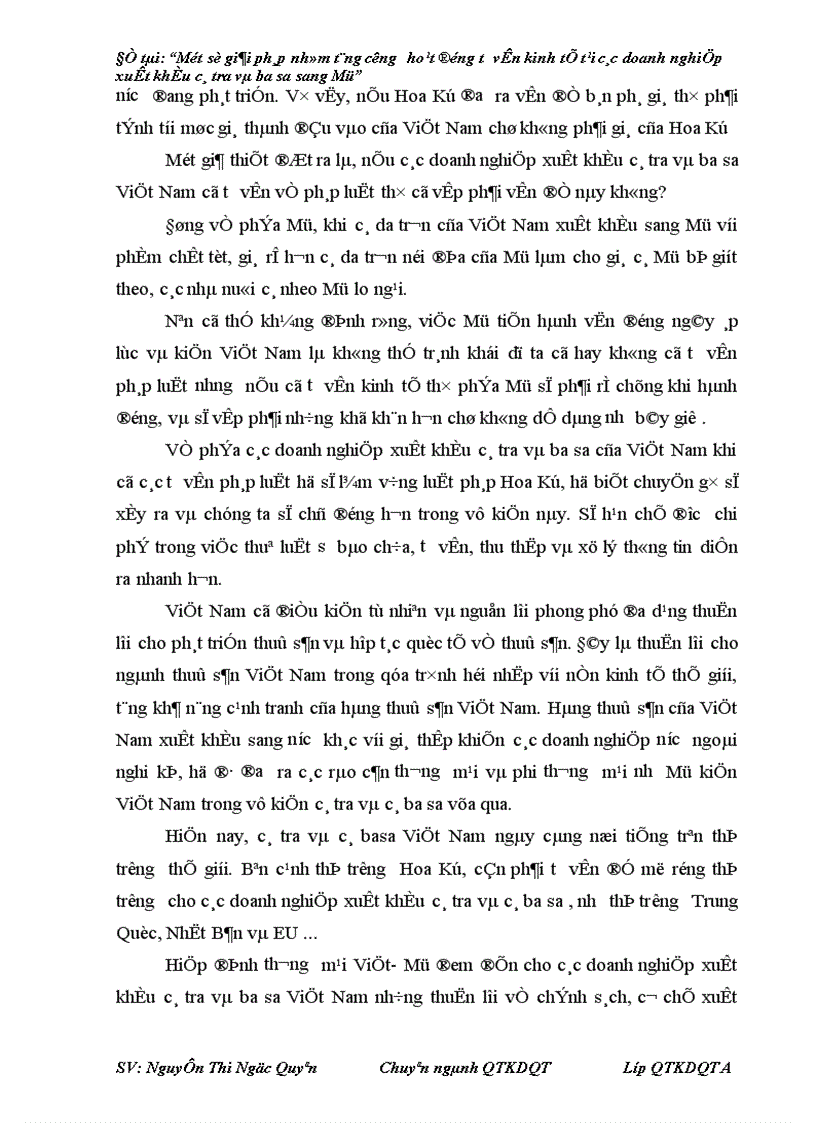 image for page Một số giải pháp nhằm tăng cường hoạt động tư vấn kinh tế tại các doanh nghiệp xuất khẩu cá tra và ba sa sang Mỹ