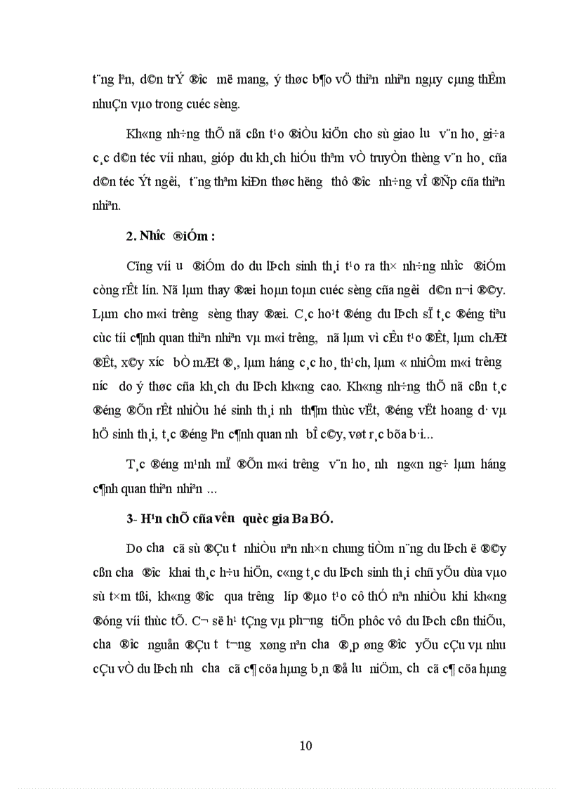 image for page Du lịch sinh thái ở nước ta hiện nay