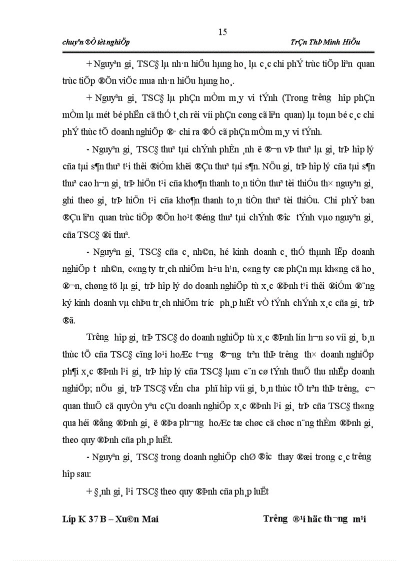 image for page Vận dụng chuẩn mực kế toán Việt Nam vào việc hoàn thiện công tác kế toán tài sản cố định tại công ty khai thác công trình thuỷ lợi Hòa Bình