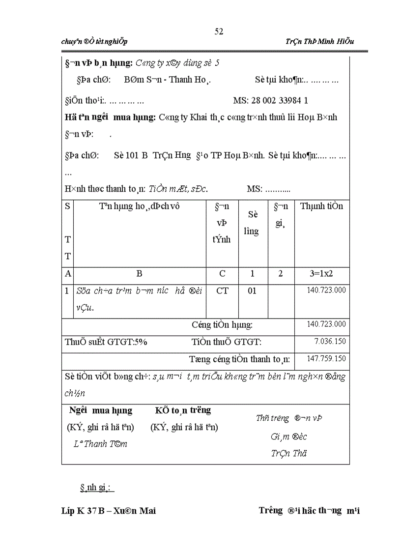 image for page Vận dụng chuẩn mực kế toán Việt Nam vào việc hoàn thiện công tác kế toán tài sản cố định tại công ty khai thác công trình thuỷ lợi Hòa Bình