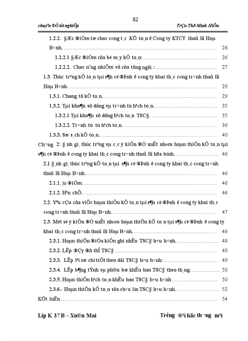 image for page Vận dụng chuẩn mực kế toán Việt Nam vào việc hoàn thiện công tác kế toán tài sản cố định tại công ty khai thác công trình thuỷ lợi Hòa Bình