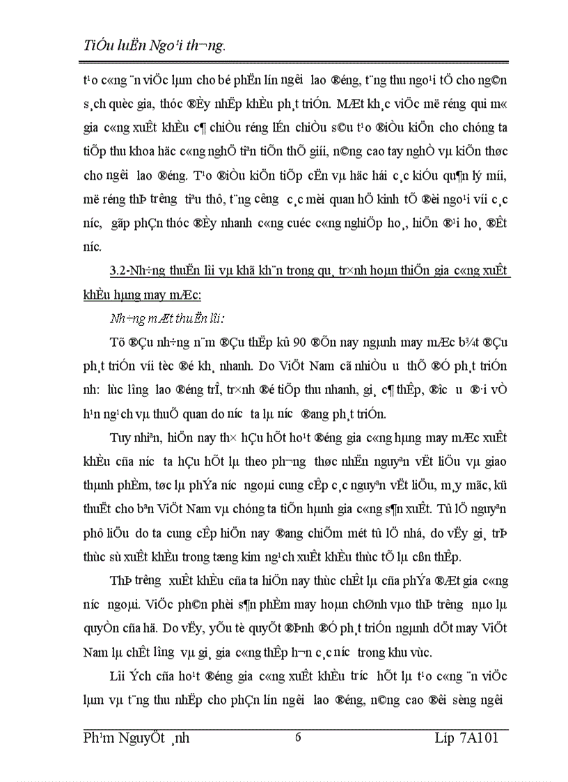 image for page Gia công xuất khẩu hàng may mặc của Việt Nam _ đặc trưng và cách thức tiến hành