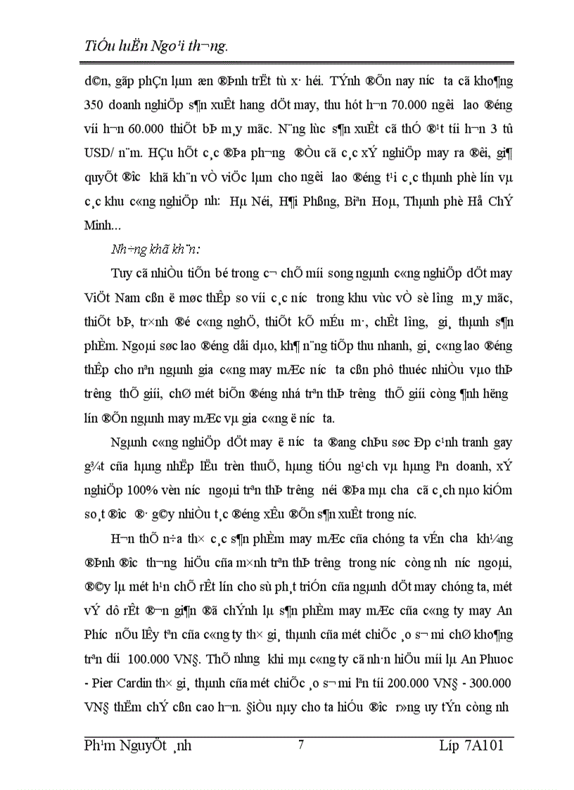 image for page Gia công xuất khẩu hàng may mặc của Việt Nam _ đặc trưng và cách thức tiến hành