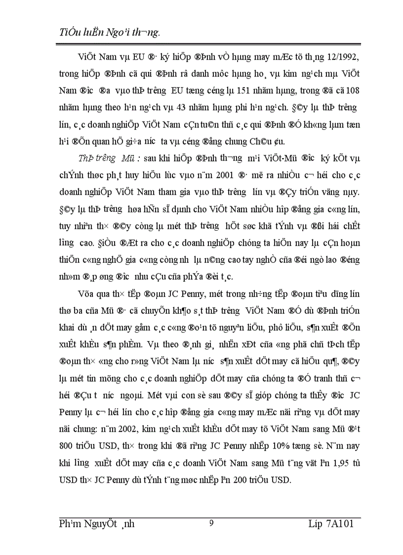 image for page Gia công xuất khẩu hàng may mặc của Việt Nam _ đặc trưng và cách thức tiến hành