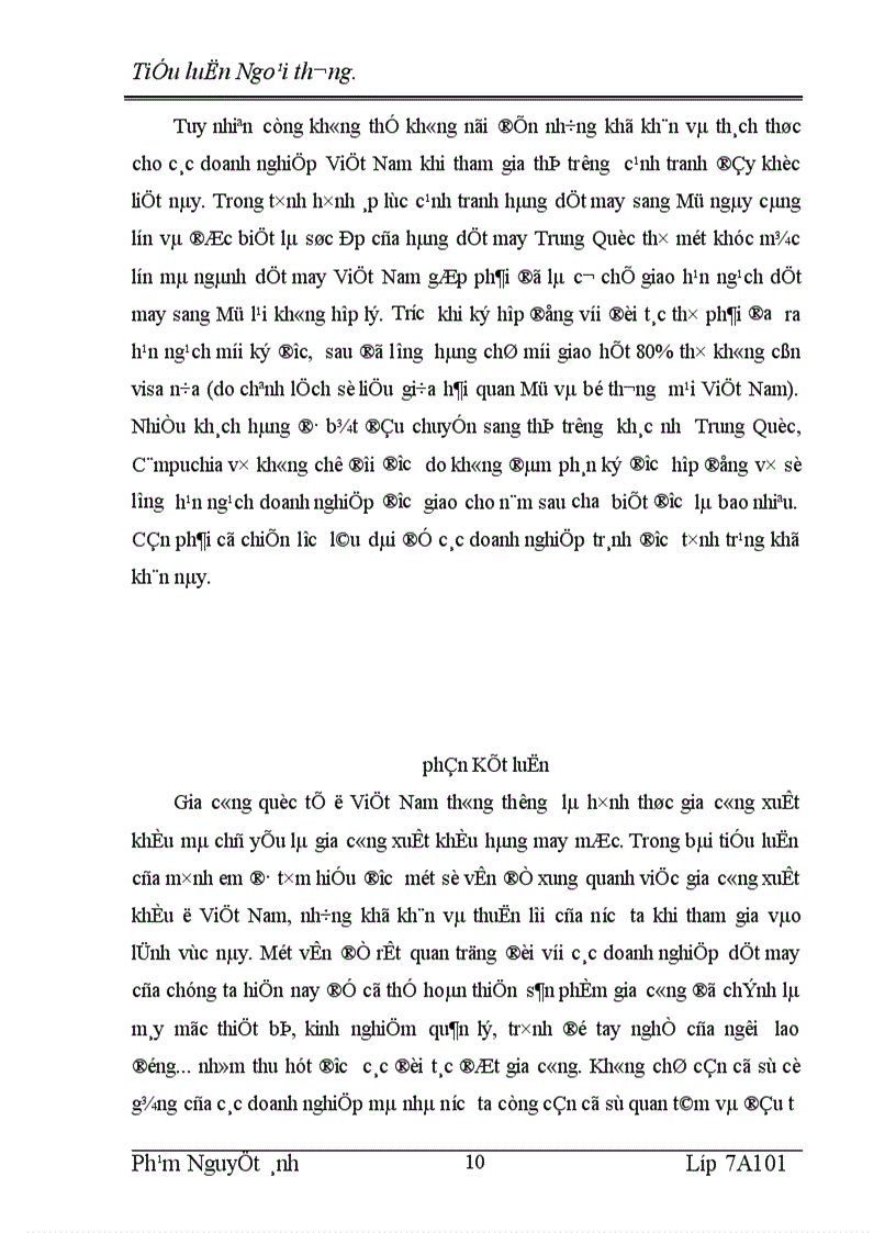 image for page Gia công xuất khẩu hàng may mặc của Việt Nam _ đặc trưng và cách thức tiến hành