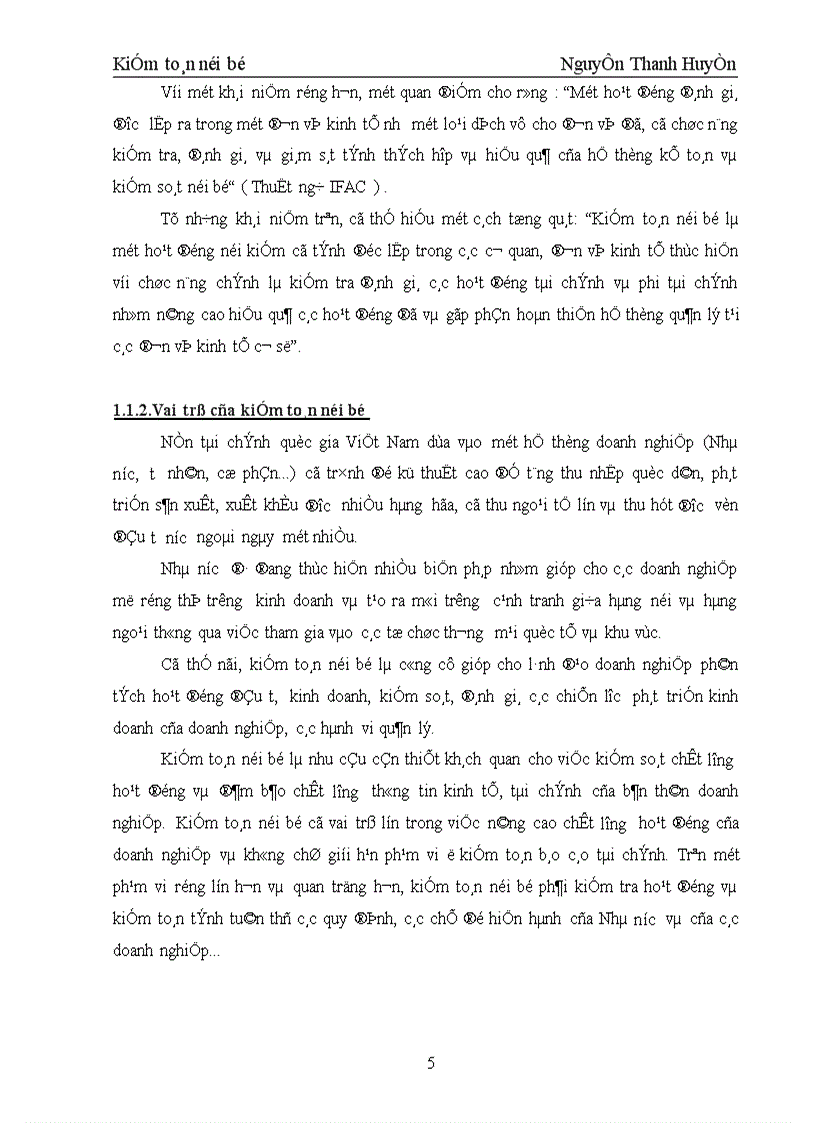 image for page Vai trò của kiểm toán nội bộ và một số giải pháp nhằm nâng cao vai trò của kiểm toán nội bộ ở Việt Nam
