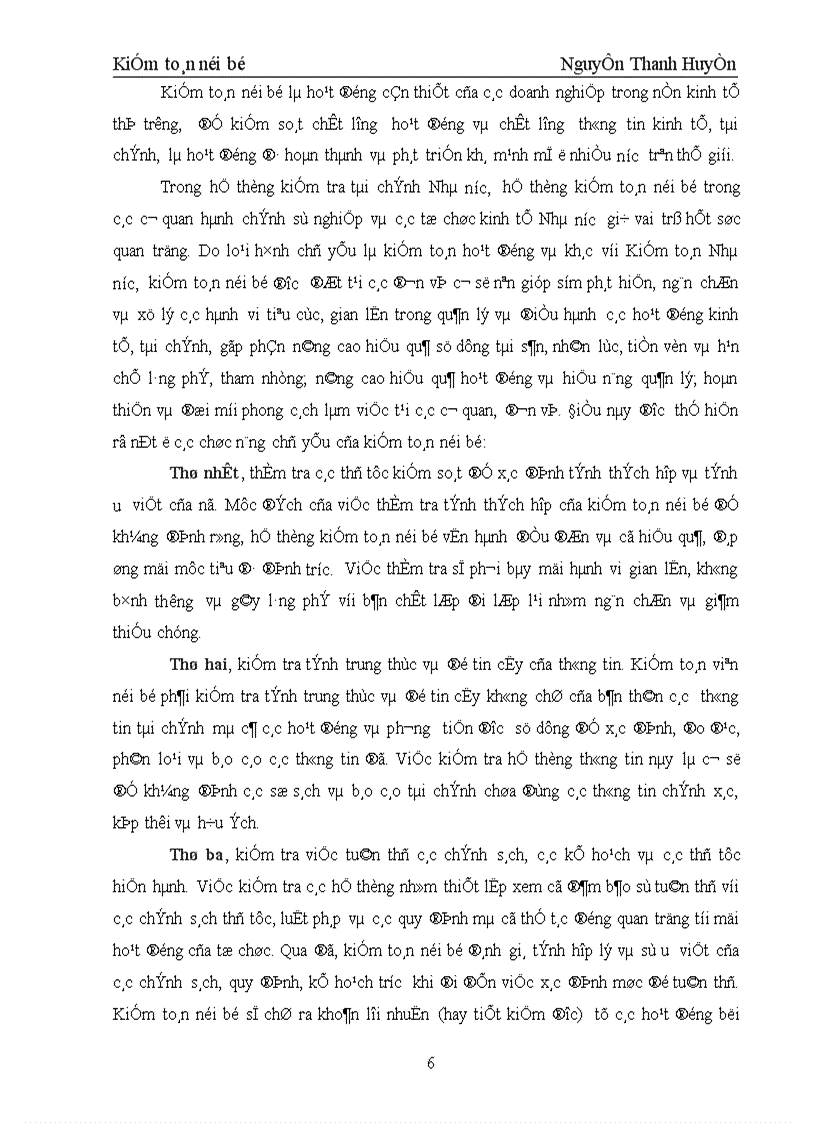 image for page Vai trò của kiểm toán nội bộ và một số giải pháp nhằm nâng cao vai trò của kiểm toán nội bộ ở Việt Nam