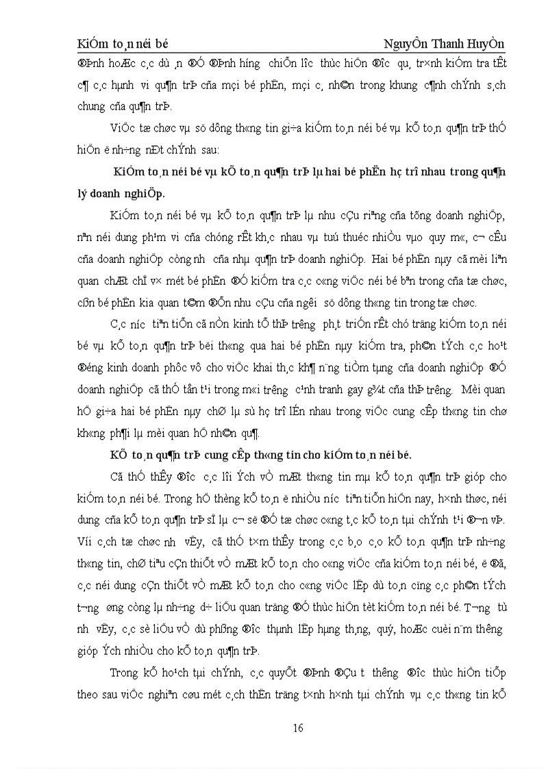 image for page Vai trò của kiểm toán nội bộ và một số giải pháp nhằm nâng cao vai trò của kiểm toán nội bộ ở Việt Nam