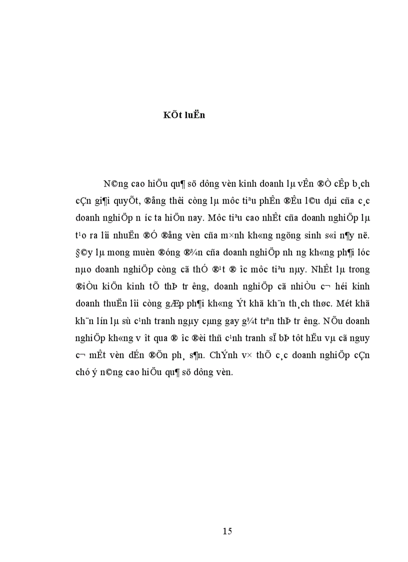 image for page Vốn kinh doanh và một số giải pháp nâng cao hiệu quả sử dụng vốn kinh doanh tại công ty vận tải thuỷ 1