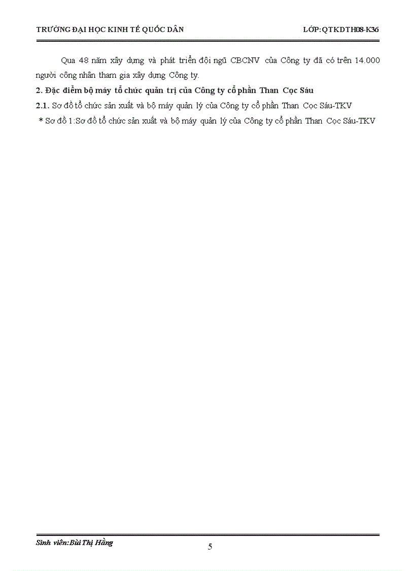 image for page Phân tích hoạt động sản xuất kinh doanh của Công ty cổ phần Than Cọc Sáu-TKV