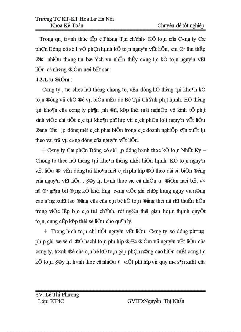 image for page Hoàn thiện công tác kế toán nguyên vật liệu tại công ty cổ phần dụng cụ số 1 Nhận x