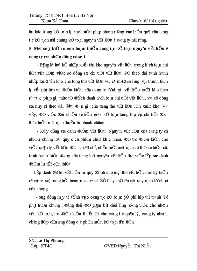 image for page Hoàn thiện công tác kế toán nguyên vật liệu tại công ty cổ phần dụng cụ số 1 Nhận x