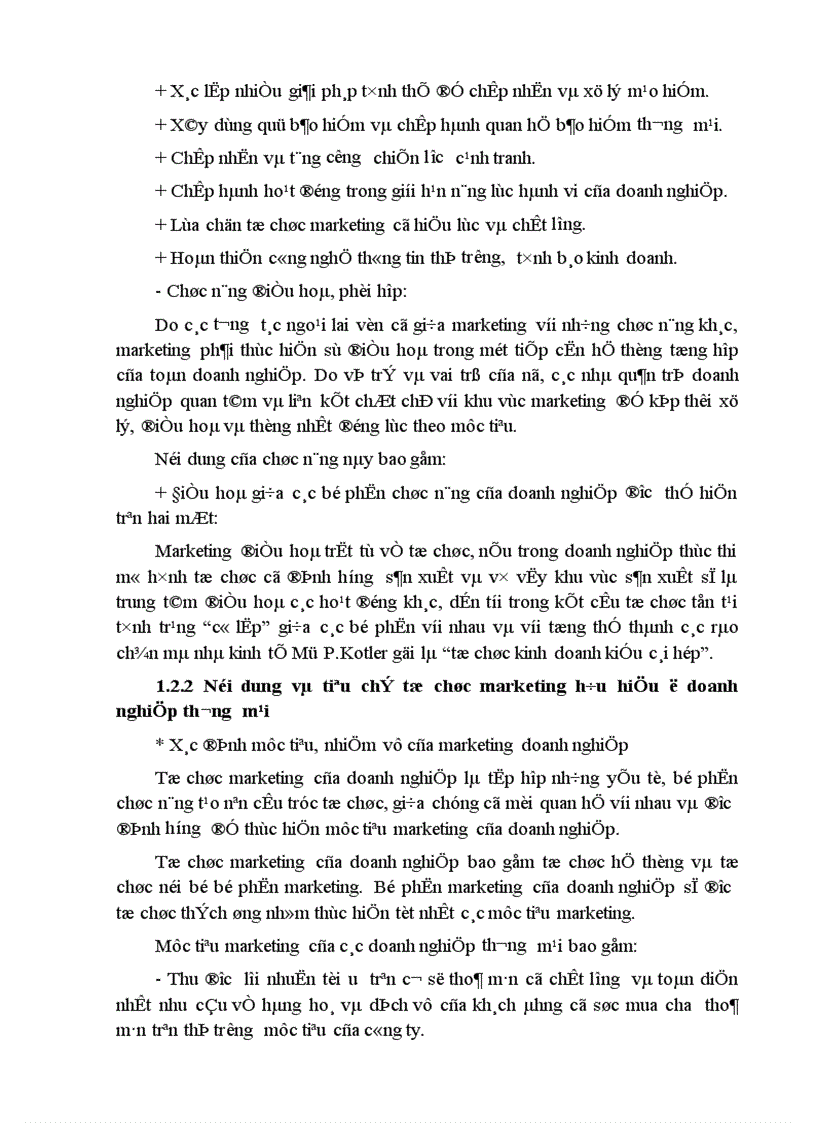 image for page Một số mô hình và giải pháp hình thành phát triển tổ chức marketing ở các doanh nghiệp thương mại trên địa bàn Hà Nội