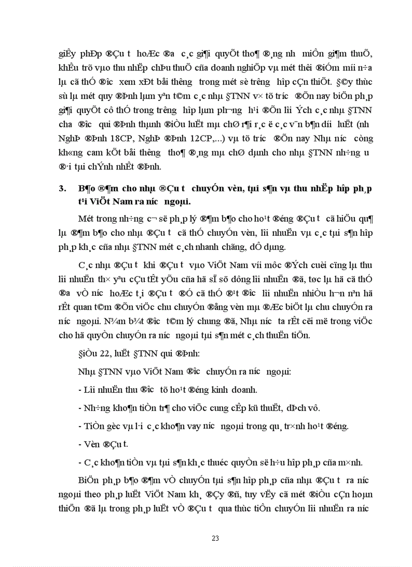 image for page Thực trạng về đầu tư nước ngoài trong những năm gần đây và một số giải pháp, kiến nghị.