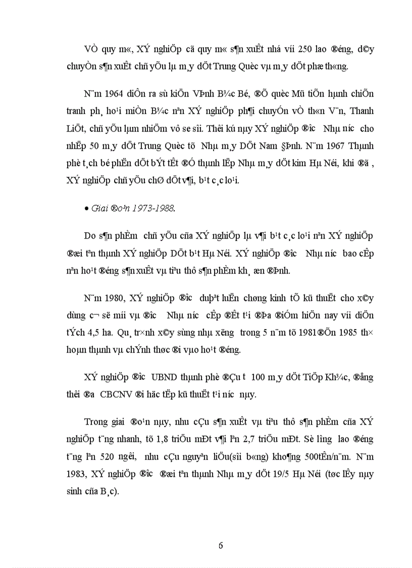 image for page Một vài đánh giá về việc đảm bảo nguồn tài trợ của Công ty Dệt 19/5 Hà Nội