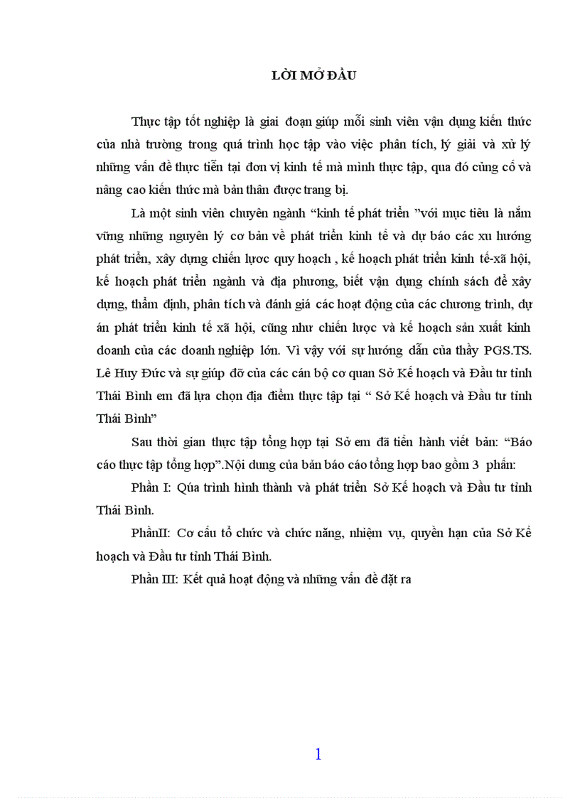 image for page Báo cáo thực tập tổng hợp Sở Kế hoạch và Đầu tư tỉnh Thái Bình