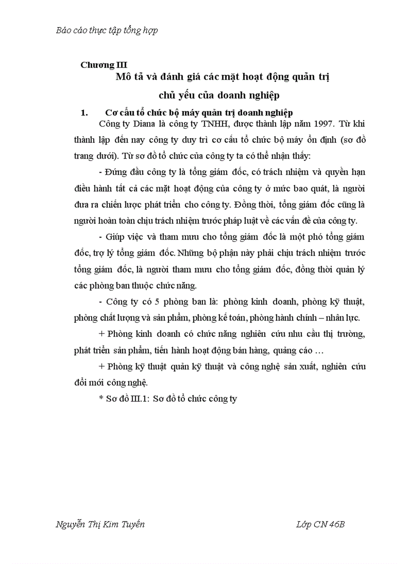 image for page Mô tả và đánh giá các mặt hoạt động quản trị chủ yếu của doanh nghiệp