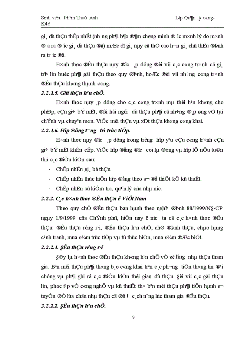 image for page Thực trạng công tác đấu thầu ở Công ty Xây dựng số 1 Hà Nội