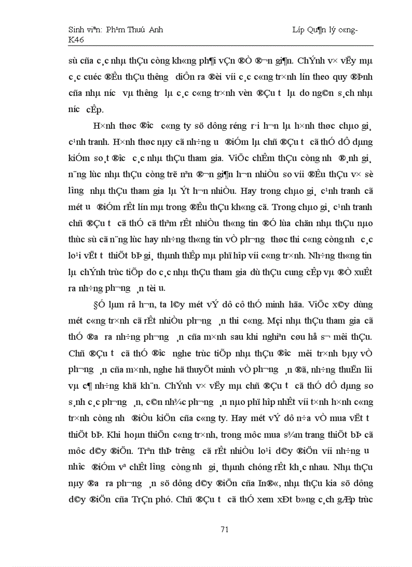 image for page Thực trạng công tác đấu thầu ở Công ty Xây dựng số 1 Hà Nội