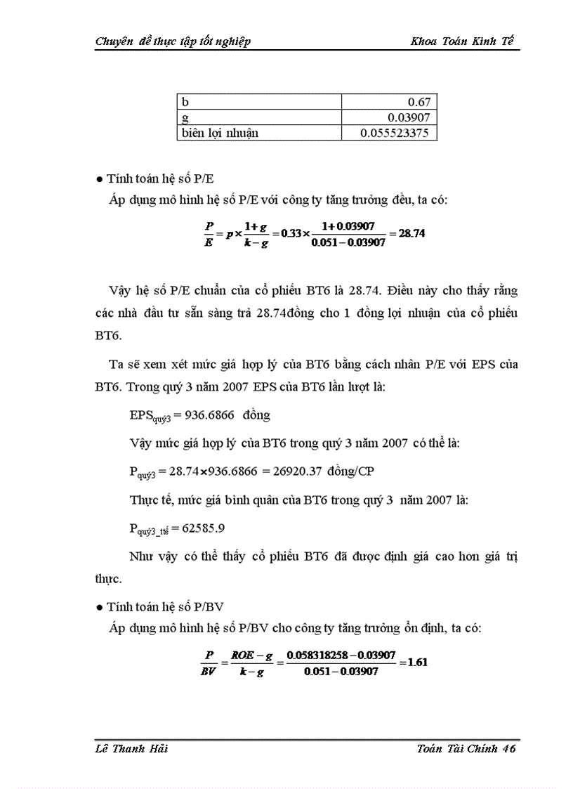 image for page Sử dụng một số hệ số tài chính trong định giá cổ phiếu trên thị trường chứng khoán Việt Nam -