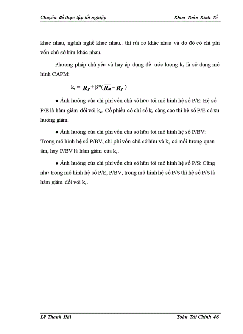 image for page Sử dụng một số hệ số tài chính trong định giá cổ phiếu trên thị trường chứng khoán Việt Nam -