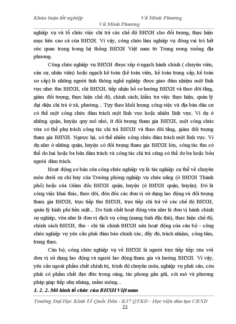 image for page Đổi mới công tác quản lý cán bộ thuộc hệ thống Bảo hiểm xã hội thành phố Hà nội