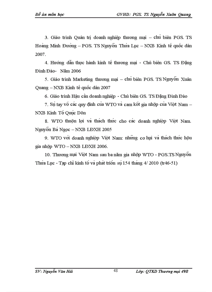 image for page Đề án môn học PGS.TS Nguyễn Xuân Quang