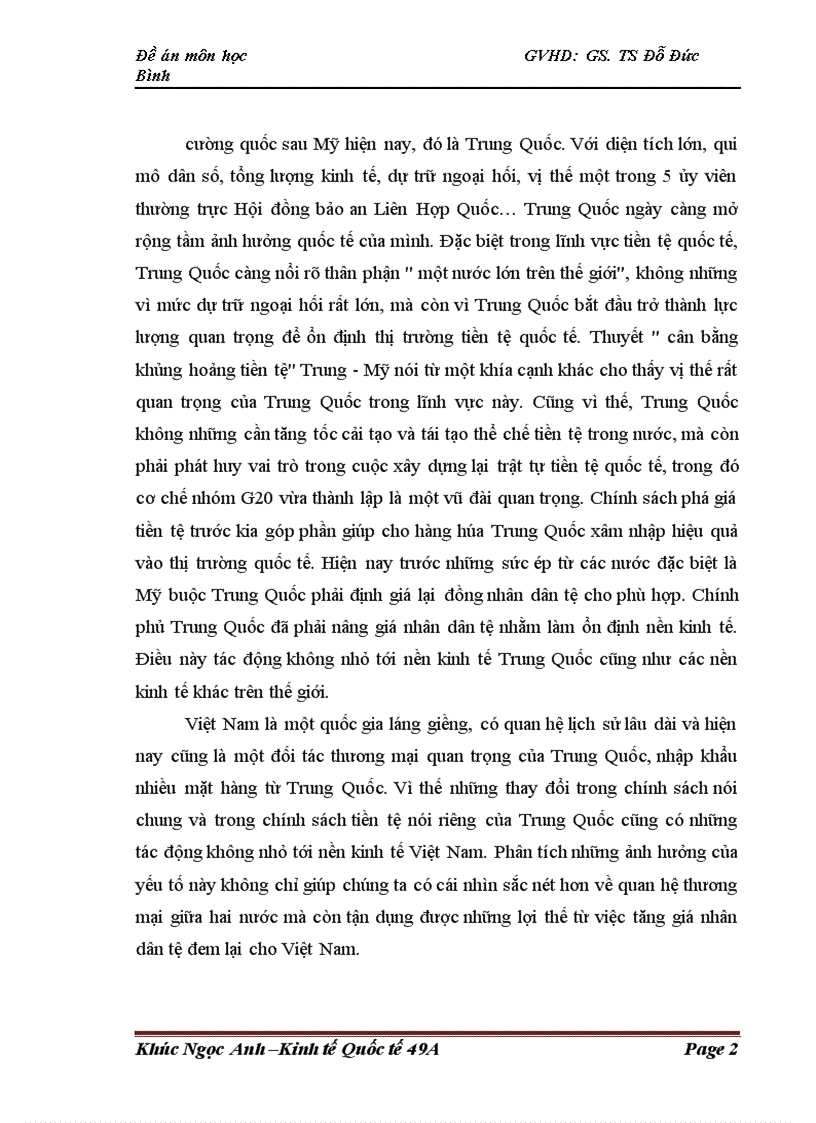 image for page Giải pháp tận dụng lợi thế và hạn chế những bất lợi từ việc nhân dân tệ tăng giá tới hoạt động xuất nhập khẩu và đầu tư tại Việt Nam