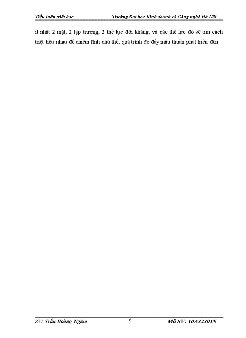 image for page Tiều luận triết học