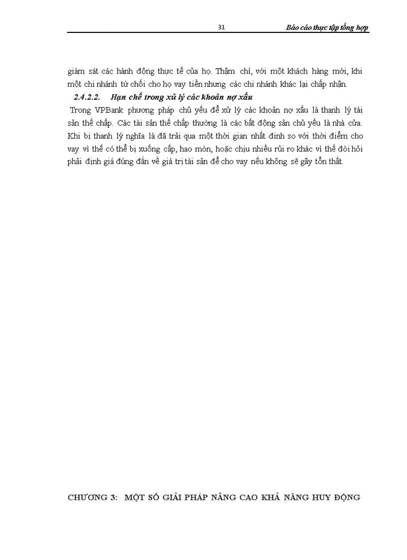 image for page Hoạt động kinh doanh và đầu tư phát triển, công tác thẩm định dự án vay vốn và quản trị rủi ro tín dụng của Ngân hàng VPBANK