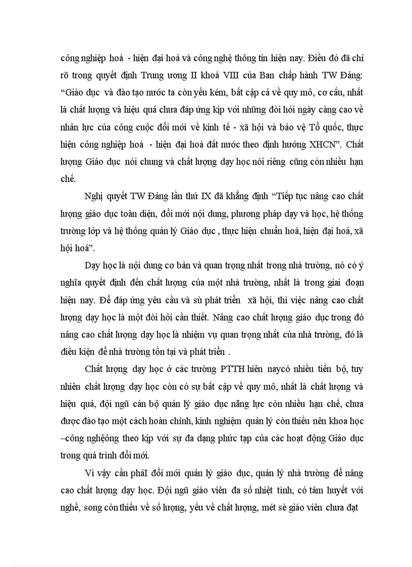 image for page Quá trình dạy học ở trường PTTH Quang Trung –Kông chso –Gia Lai