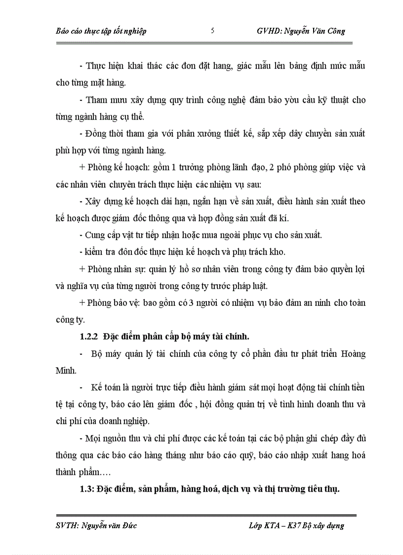 image for page Tổ chức hạch toán kế toán tại Công ty cổ phần đầu tư phát triển sản xuất Hoàng Minh