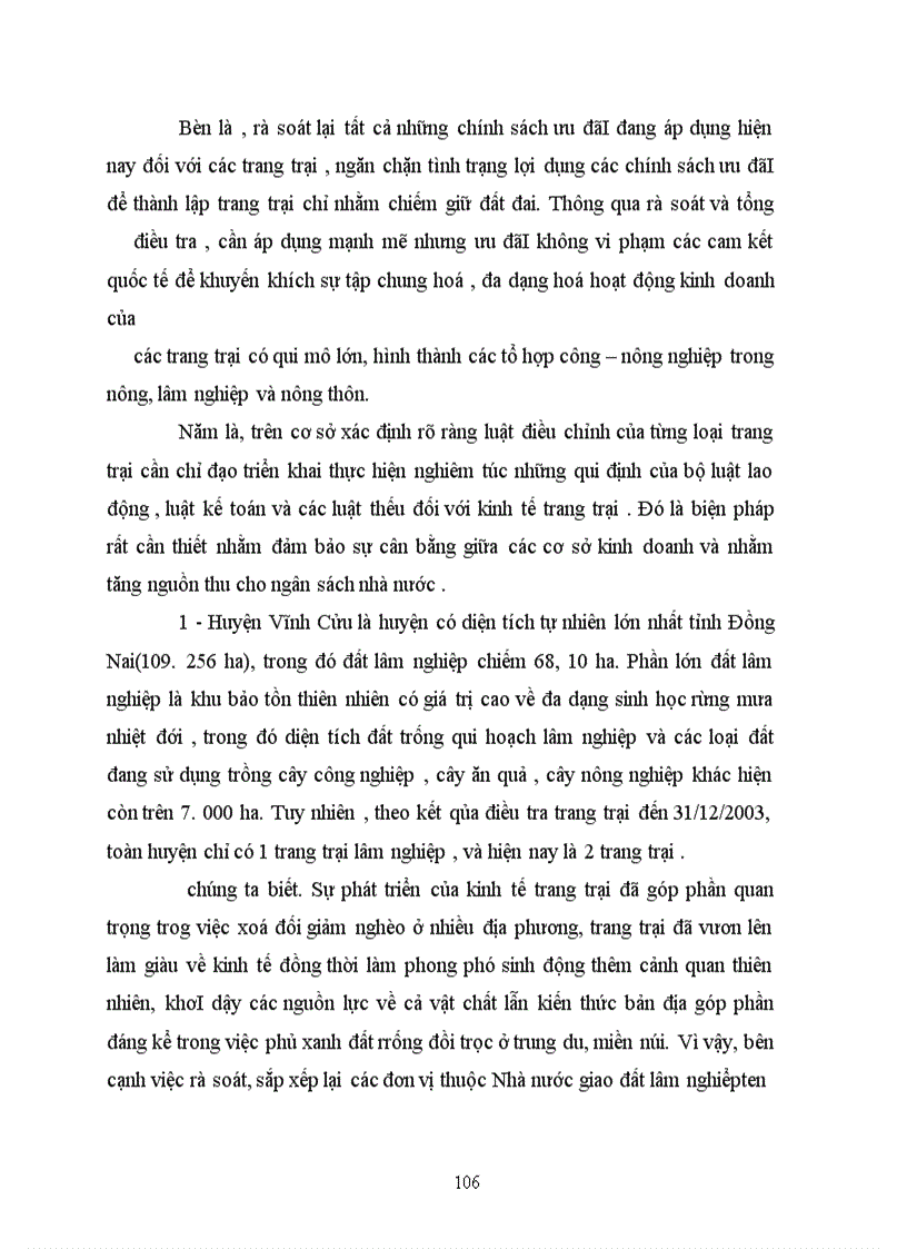 image for page Phát triển kinh tế trang trại các huyện miền núi của tỉnh Đồng Nai ( lấy ví dụ ở huyện Vĩnh Cửu )
