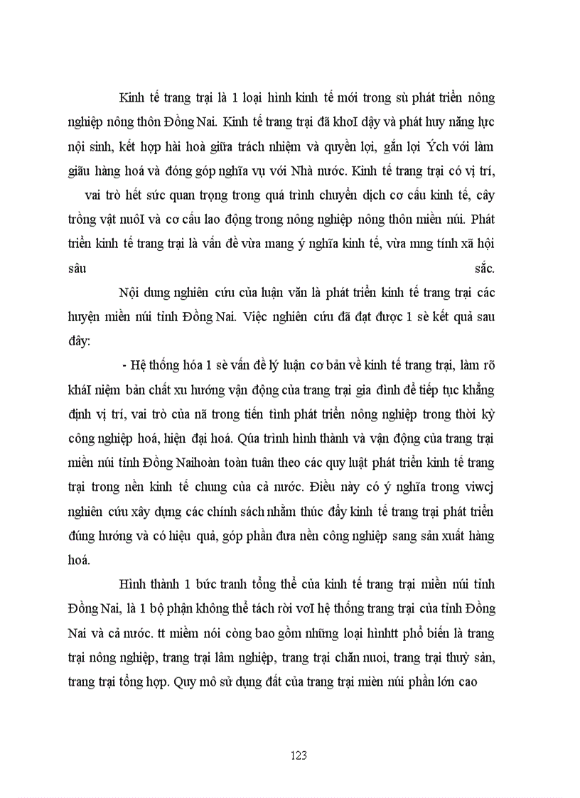 image for page Phát triển kinh tế trang trại các huyện miền núi của tỉnh Đồng Nai ( lấy ví dụ ở huyện Vĩnh Cửu )