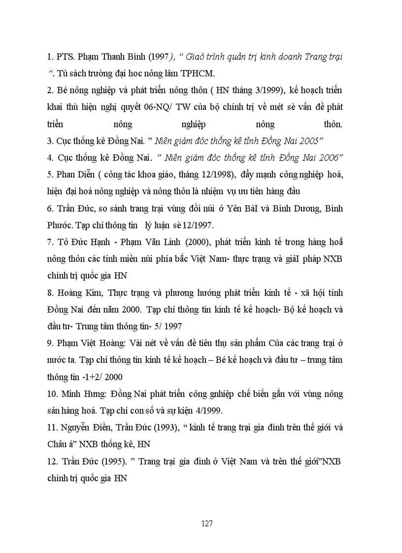 image for page Phát triển kinh tế trang trại các huyện miền núi của tỉnh Đồng Nai ( lấy ví dụ ở huyện Vĩnh Cửu )