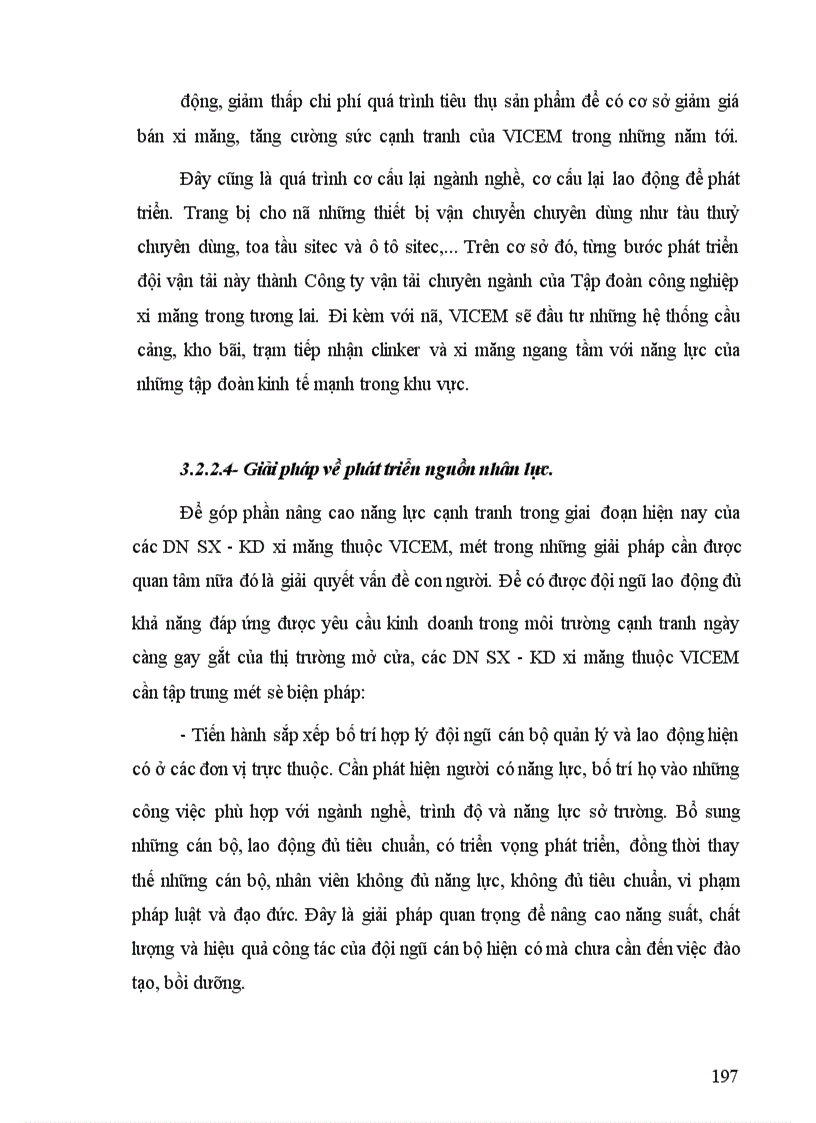 image for page Nâng cao năng lực cạnh tranh của các DN SX-KD xi măng thuộc VICEM trong nền KTTT