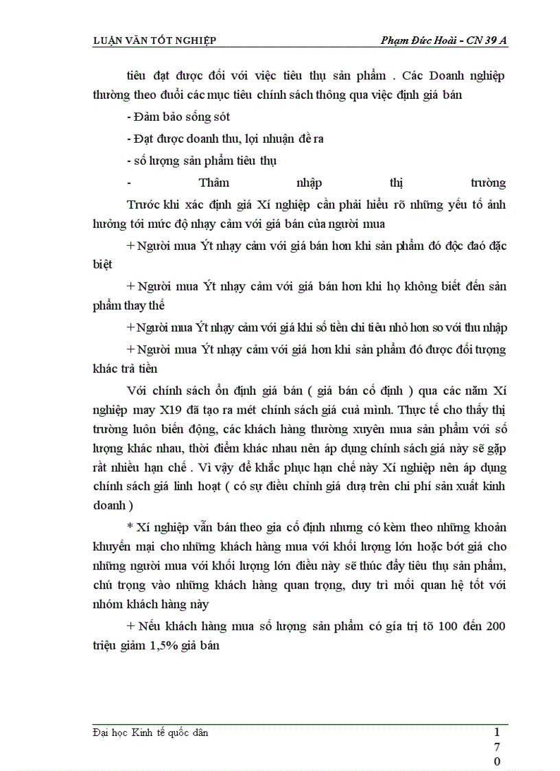 image for page Mở rộng thị trường tiêu thụ sản phẩm tại Xí nghiệp may đo X19 thuộc Công ty 247- bộ quốc phòng