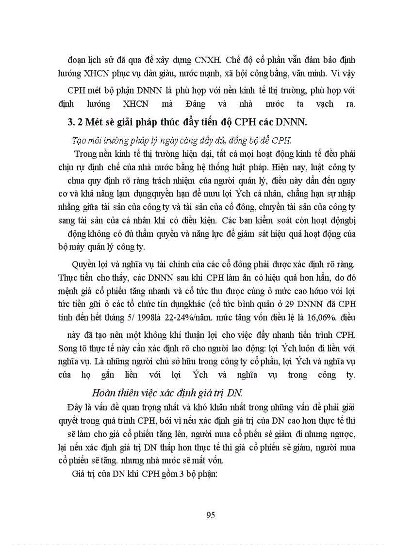 image for page Giải pháp thúc đẩy quá trình Cổ phần hóa DNNN