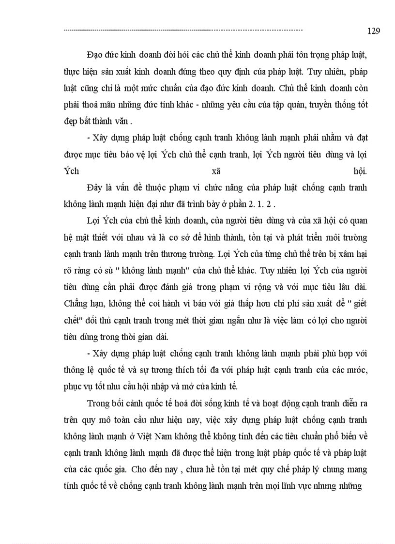 image for page Nội dung xây dựng pháp luật chống cạnh tranh không lành mạnh ở Việt Nam.