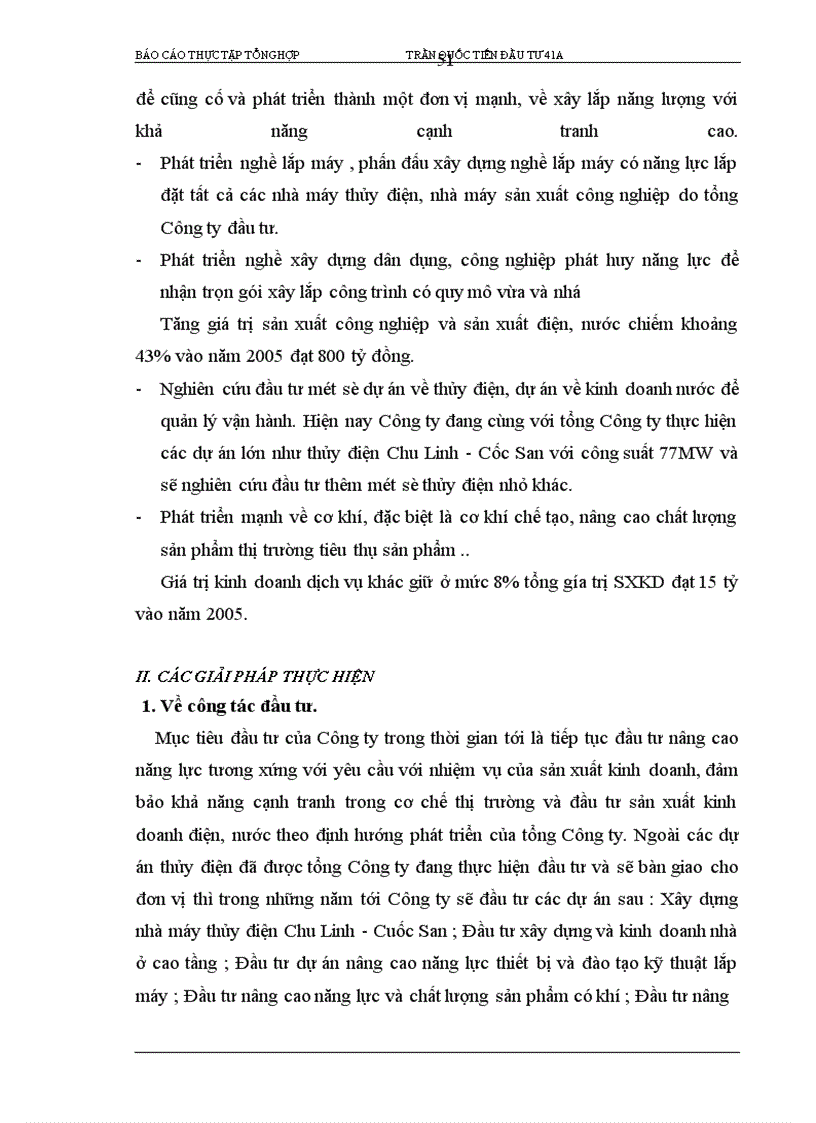 image for page Báo cáo thực tập tổng hợp tại Công ty Xây Lắp năng lượng Sông Đà 11