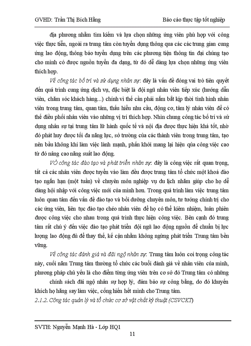 image for page Báo cáo thực tập tốt nghiệp tại công ty du lịch Trường Sơn