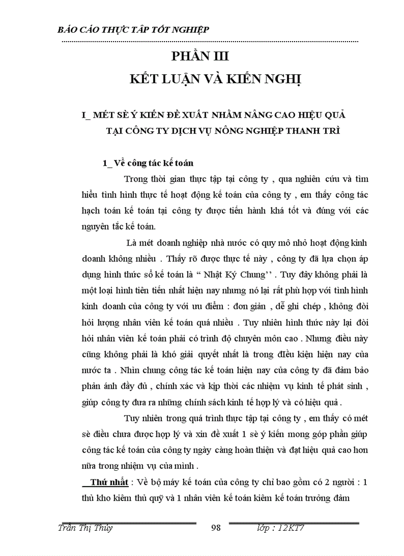 image for page Báo cáo tổng hợp thực tập tốt nghiệp tại công ty TNHH Tân An