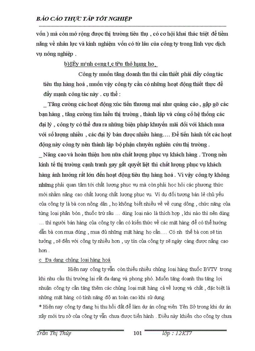 image for page Báo cáo tổng hợp thực tập tốt nghiệp tại công ty TNHH Tân An