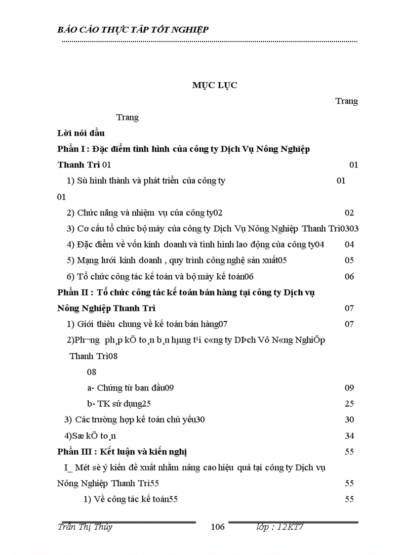 image for page Báo cáo tổng hợp thực tập tốt nghiệp tại công ty TNHH Tân An