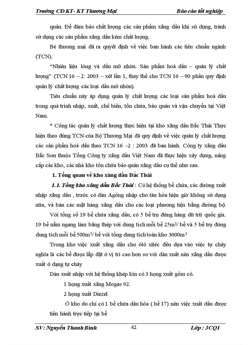 image for page Báo cáo thực tập tại Công ty Xăng dầu Bắc Thái.